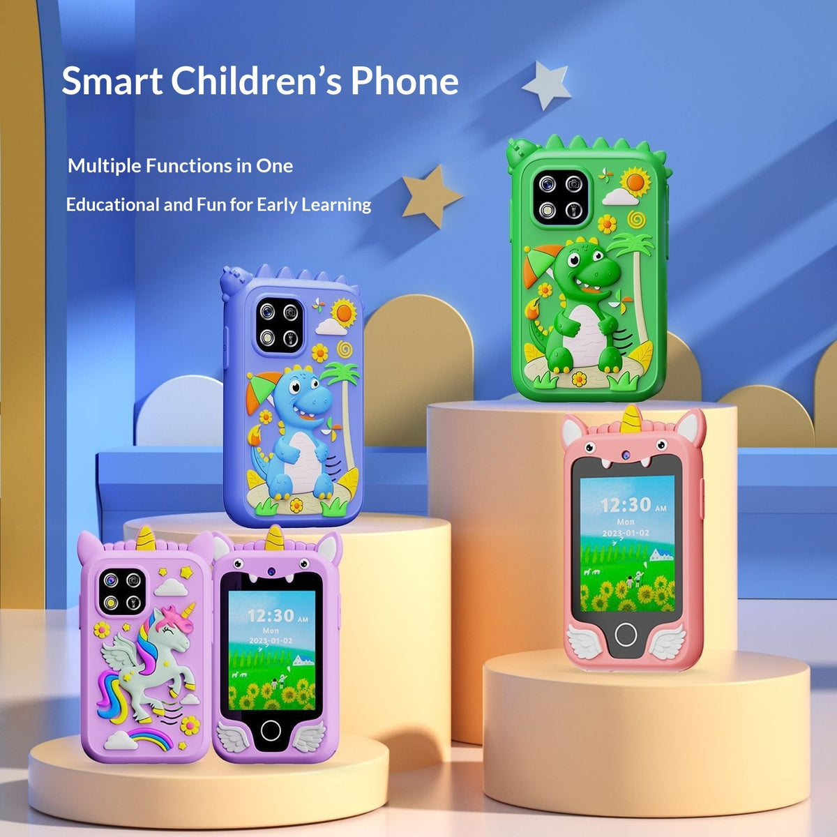 Little Line Big Kid touchscreen phone with dual camera – photo 4