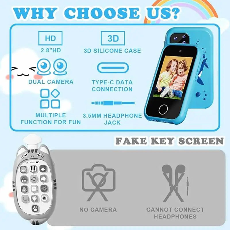 Little Line Big Kid educational touchscreen kids phone – product photo 6