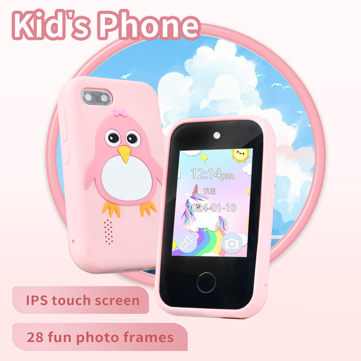 Little Line Big Kid penguin touchscreen phone with camera – photo 1